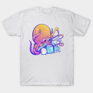 Octopus Drumming T-Shirt